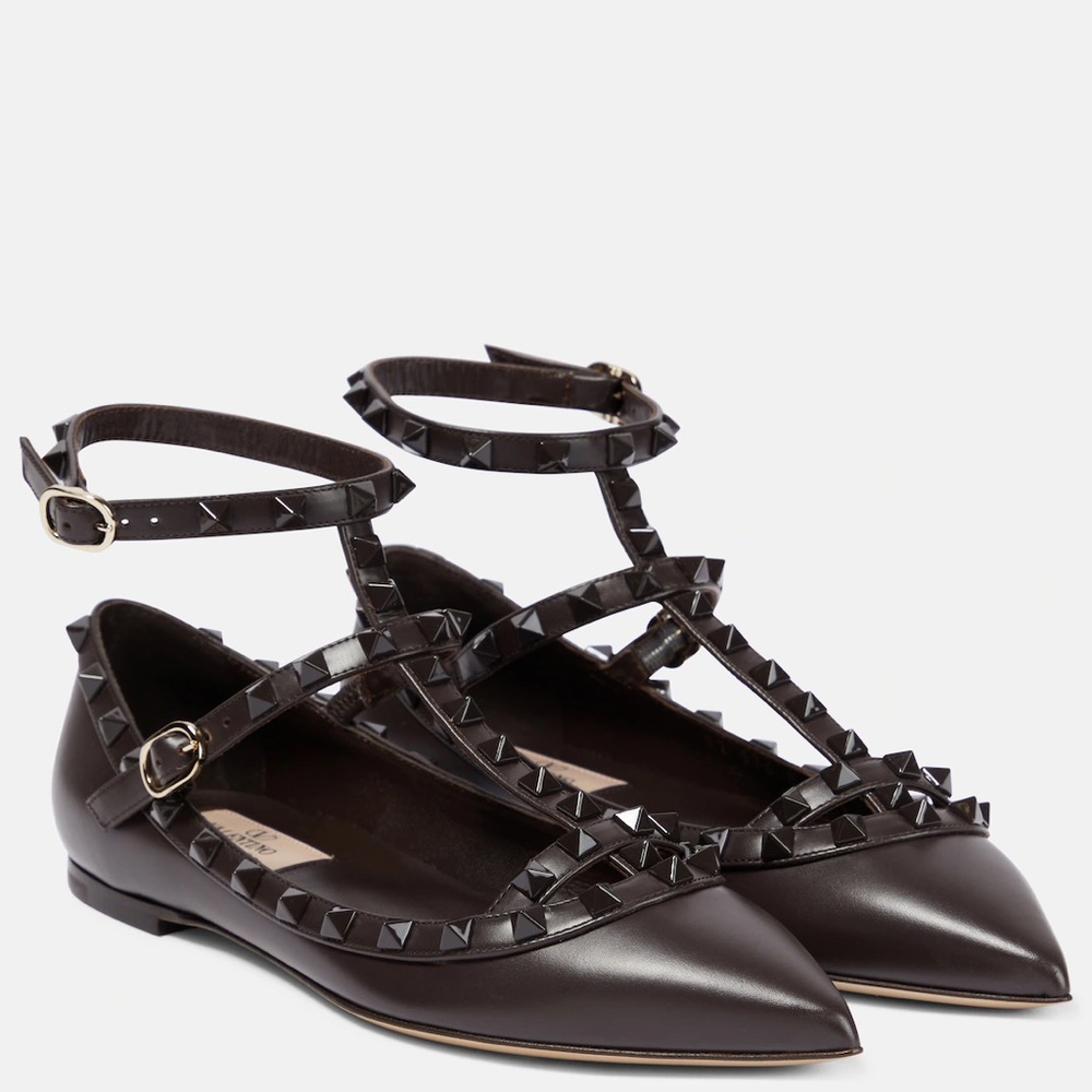 VALENTINO | CAGED ROCK STUD FLATS | 39